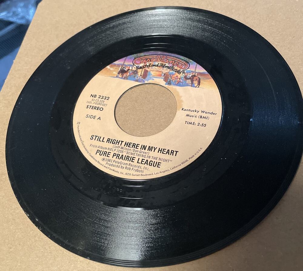 Pure Prairie League-Still Right Here In My Heart / Don't Keep Me Hangin' - 45